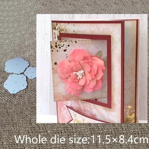 XLDesign Craft Metal Cutting Dies stencil mold 3pcs flowers decoration scrapbook Album Paper Card Craft Embossing die cuts