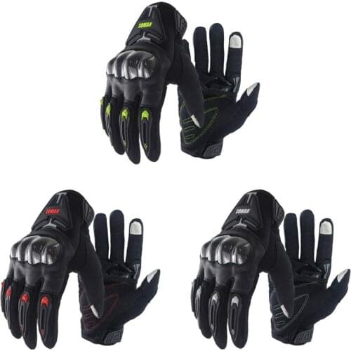 Motorcycle Gloves Carbon Fiber Motocross Motorbike Biker Racing Car Riding Moto Gloves Screen Touch Breathable Gloves