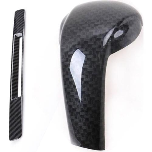 2 Pcs Car Trim:For Mazda Cx-5 18-19 CX3 16-18,1 Pcs Gear Shift Knob Cover Trim & 1 Pcs Center Console Liquid Screen Trim