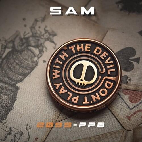 LAUTIE 2099-SAM Pop Coin Brand New Skull Image Fingertips Adults Play With Decompression Toys