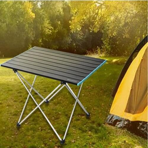 Portable Aluminum Alloy Folding Table Outdoor Picnic Camping Table Mini Tea Table Barbecue Table Egg Roll Table Dining Table