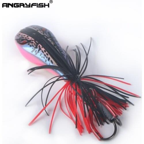 ANGRYFISH 1pcs Ray Frog Lure 9cm Tassel-tailed Frog Lure bait bionic thunder frog Lifelike Fishing Lure
