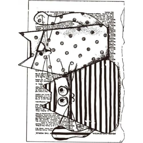 Background/ Cats Transparent Clear Silicone Stamp/Seal for DIY scrapbooking/photo album Decorative clear stamp M1325