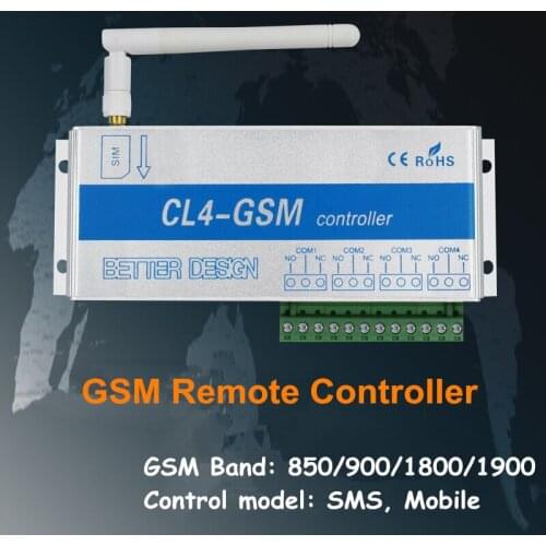 CL4-GSM Mobile Phone Remote Controller Server Motor Pump Iron Door Remote Control Opening and Closing