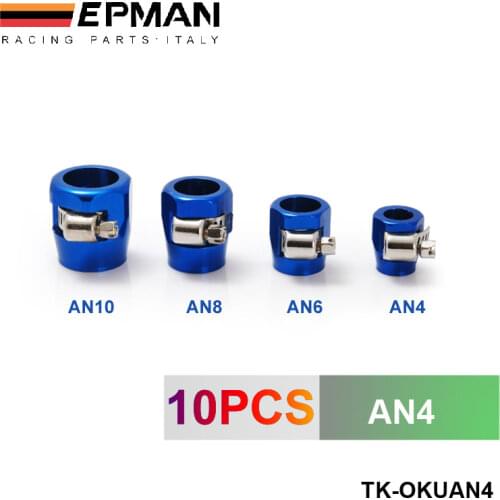 Racing AN4 13mm Straight Hose End Clamp Fittings EP-OKUAN4