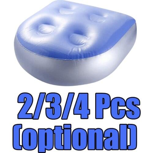 Relaxing Massage Mat Hot Tub Mat Adult Mat Inflatable Cushion Spa Booster Bathtub Seat Chair Cushion Throw Pillow Floor Cushion