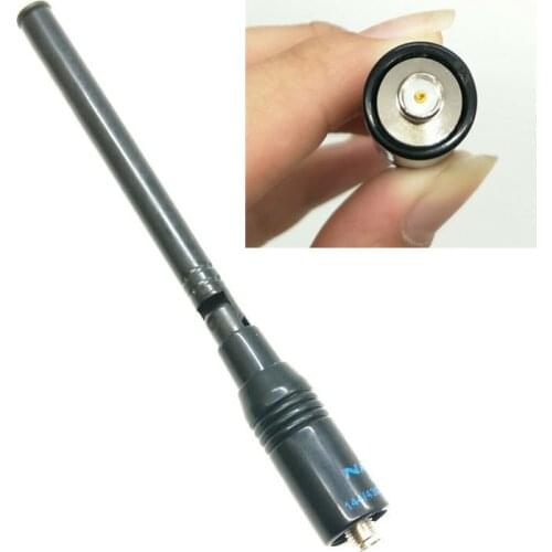 VHF UHF For Nagoya NA-774 SMA-F Telescopic Dual Band Antenna For Baofeng Portable Radio UV-5R UV-5RE Plus UV-82 GT-3