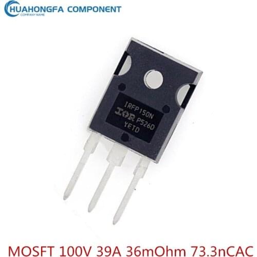 10PCs/lot IRFP150NPBF IRFP150N MOSFET 100V 39A 36mOhm 73.3nCAC Transistors