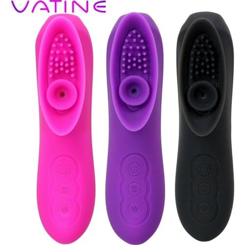 VATINE 12 Mode Blowjob Nipple Sucker Vibrator G-spot Vagina Massager Clitoris Stimulation Sex Toys for Women Female Masturbation