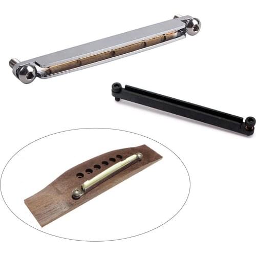 1PC 6-Strings Guitar Adjustable Saddle Rail Heighting with Hex Driver Replacement Dirty Old Accessory