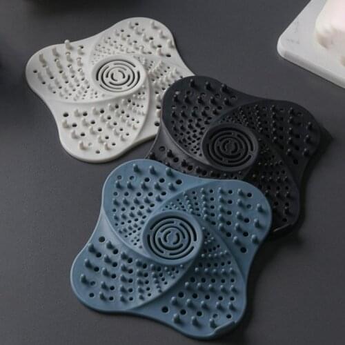 1PCS Portable Silicone Sink Strainer Waste Plug Sink Filter Waste Collector Kitchen Bathroom Accessories Colanders & Strainers
