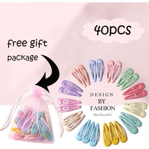 10/20/30/40Pcs Cute Colorful Hairpins Women Hair Clips For Girls Girls Bobby Pin Barrettes Headwear Kids Hair Accessories