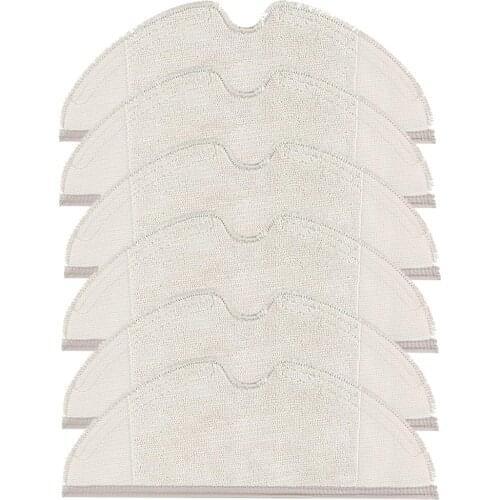 100Pcs Washable Mop Cloth for Xiaomi Roborock Robot Vacuum Cleaner (T6 T7 T7 Pro S50 S60 P51E35)