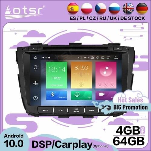2 Din Carplay Multimedia Stereo IPS Screen Android 10 Player For Kia Sorento 2013 2014 GPS Navigation Radio Receiver Head Unit