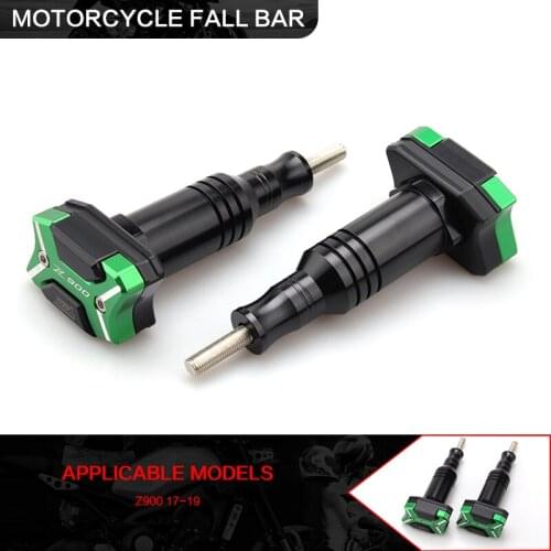 WSJ Logo(Z900) For KAWASAKI Z900 Z 900 2017 2018 Motorcycle Accessories Body Frame Sliders Crash Protector Falling Protection