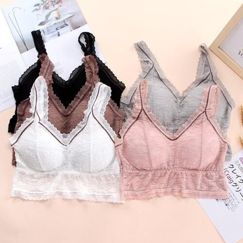2021 Lace Underwear Women Sexy Bralette Women Sport Bra Seamless Tube Tops Fitness Bra Summer Crop Top Push Up Lingerie Gym