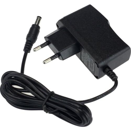 European Power Adapter 9V 1A Power Supply Adapter Input 100V-240V 50/60Hz AC to DC 9V 1000mA Wall Power 5.5 x 2.1mm Connector
