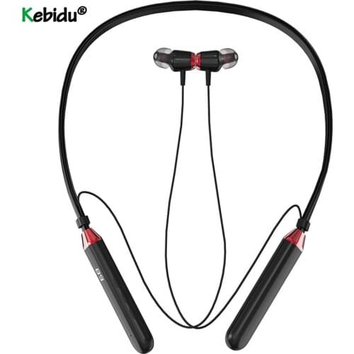 Wireless Bluetooth Earphones Halter Magnetic Sports Running Headset 9D Heavy Bass LED Digital Display Noise Reduction Headset