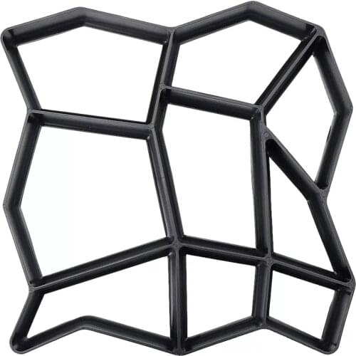 Paving Mould Walk Maker Reusable Concrete Path Maker Molds Stepping Stone Paver DIY Paving Moulds For Lawn Patio Yard Garden