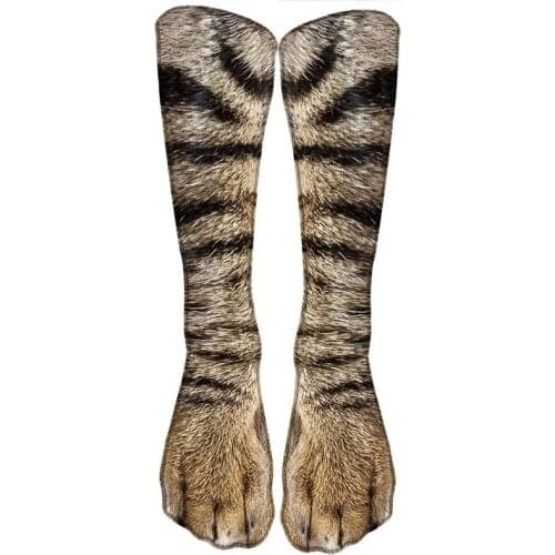 Cotton Leopard Socks Women Funny Printed Animal Socks Kawaii Cute Casual Happy Fashion High Ankle Socks For Men Female Calzino