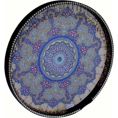 Persian Painting Daf, Deff, Def, Erbane, Bendir With Soft Case NDR-231