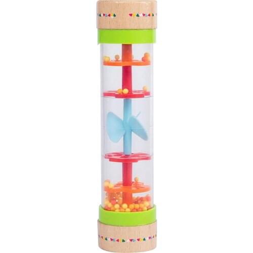 Rainstick Rainmaker Sensory Musical Sound Rattle Educational Childhood Toys