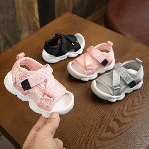 2020 baby boy sandals canvas toddler girl sandals toddler summer walking shoes newborn sneakers beach shoes