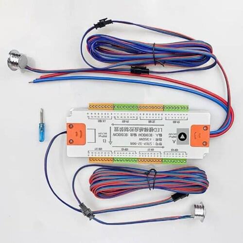 Step Stair LED Motion Sensor tape Strip 32 Channel Dimming lamp Indoor Motion Night light Flexible LED Strip light DC 12V/24V