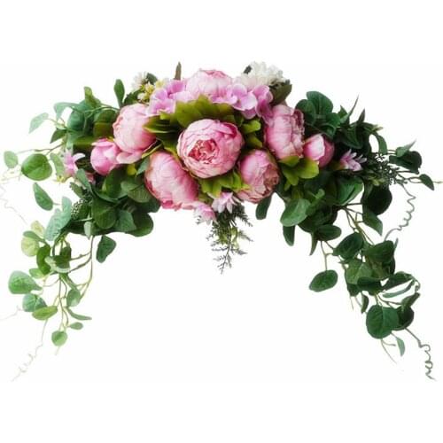Weeding Arch Flowers Artificial Flowers Ornament for Wall Front Door Decor