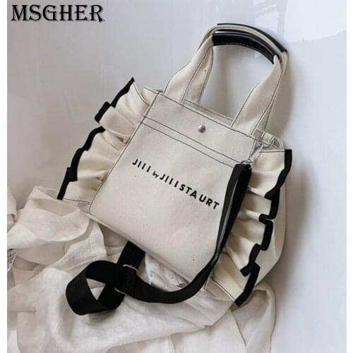 Women Fashion Panelled Concise Style Shoulder Bag Large Capacity Female Big Handbag Folding Shopping Bags Fabric Tote WB4347