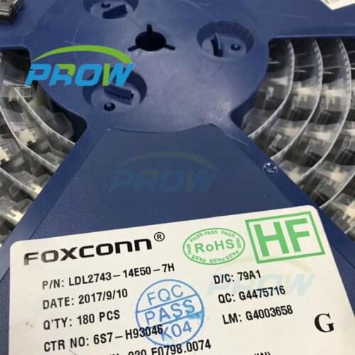 5pcs LDL2743-14E50-7H 020.F0798.0074 for Foxconn connector Prow socket LDL2743 14E50 7H