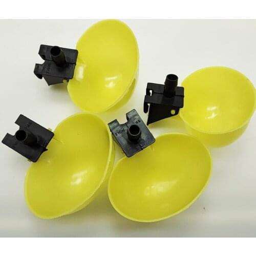 50pcs Diameter Waterer Quail Drinking Bowl Automatic Chicken Drinking Bowl Strong Durable 7.5mm Inner Diameter 11mm Outer
