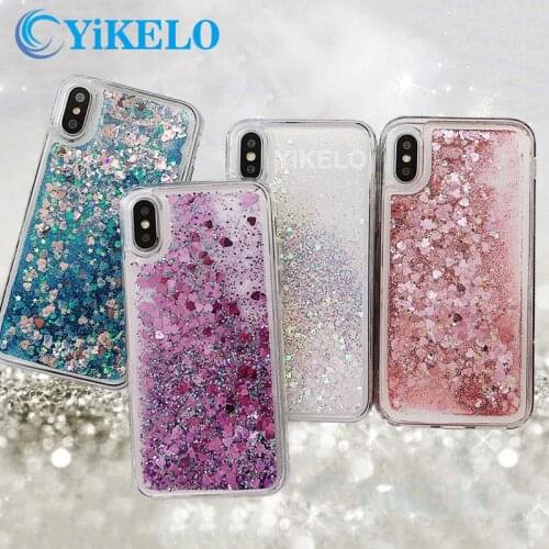 Love Heart Glitter Phone Case For Samsung Galaxy A70 A60 A50 A40 A30 A20 A10 A6 A7 A8 A9 S10 S9 S8 Plus S7 Edge Note8 9 10 Cover