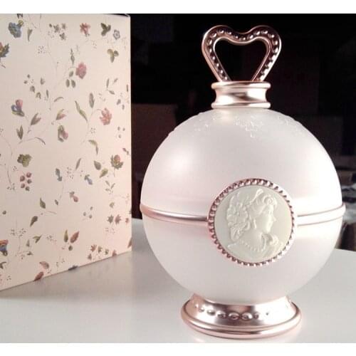 Laduree Queens Jewelry Holder Matte Luxurious Makeup Container Jewelry Storage Box Ring Necklace Pot w Rose Petals Blush