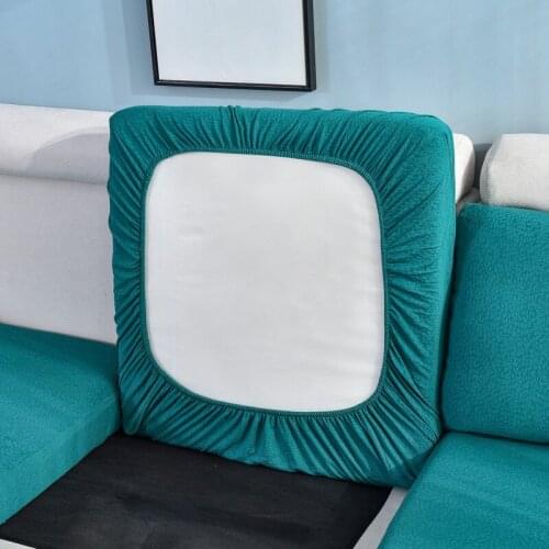 Home Waterproof Sofa Cover Seat Cushion Cover for Living Room，Thicken Cat Proof Simple Plain Color Style 8 Sizes