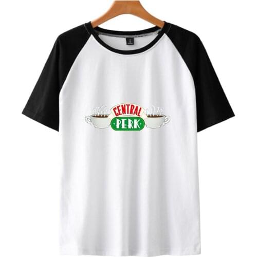 Tv Friends T Shirt Fashion Vintage Letter Print T-Shirt Women Men Casual T-Shirt Summer Popular Female Short Sleeve T Shirt