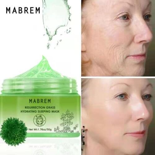 MABREM Cream Plant Hydrating Face Whitening Oil Control Revitalizing Cream Anti-Aging Sleep Firming Skin Mask Skin care