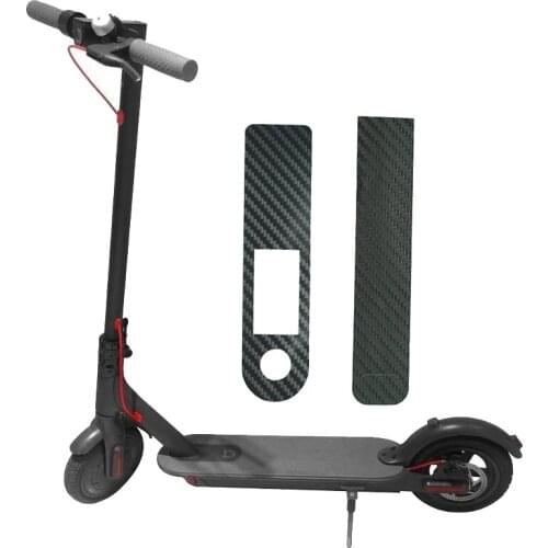Novel-Electric Scooter Panel Carbon Fiber Waterproof Anti-Slip Protective Film Accelerator Sticker for Xiaomi Mijia M365 Pro