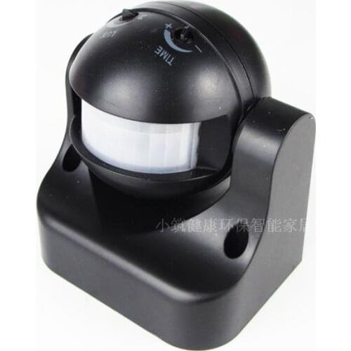 Outdoor 180 Degree Security PIR Motion Movement Sensor Detector Switch Two color pir sensor inductive switch 12 Meter 110-240V