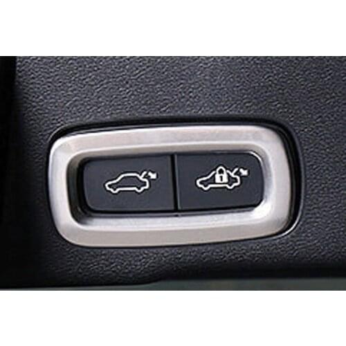 Fit For Volvo XC60 2018 trunk switch frame decoration car, special for tailgate switch frame modification