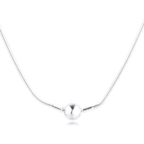 Authentic 925 Sterling Silver Essence Collection Necklaces for Women Fits Beads Charms DIY Jewelry Making kralen