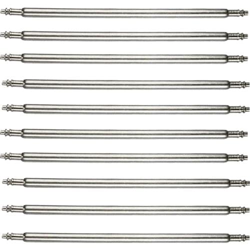 Diameter 1.5mm full Stainless Steel Watch Band Spring Bars Strap Pin Repair Parts Link Pins 20mm Repair Watchmaker 6mm to 25mm