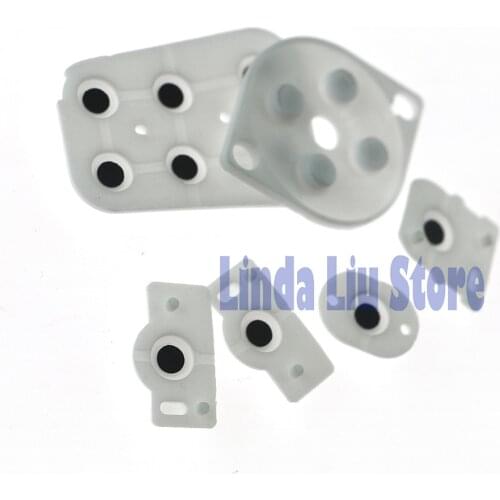 Silicone conductive rubber pad silicon rubber repair parts for N64 joystick 120sets/lot