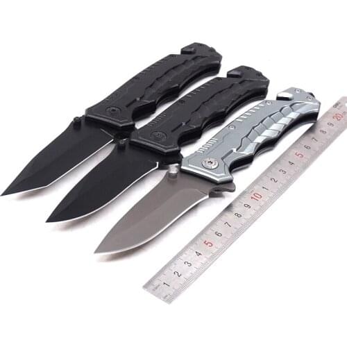 Folding Pocket Knife 8.27'' Tactical Survival Knives 440C Blade Outdoor Utility Camping Hunting Knife Multi EDC Tools