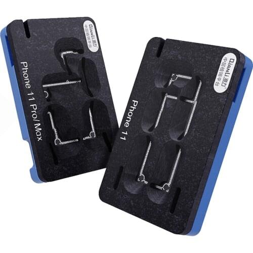 Qianli Middle Layer Board BGA Reballing Stencil Plant Tin Platform for iPhone X XS MAX 11Pro 12 12Pro Logic Board Rework Tool