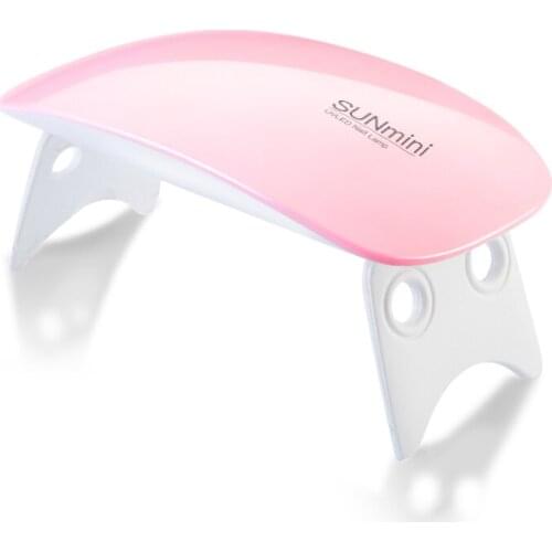 SUNmini 6w UV LED Lamp Nail Dryer Portable USB Cable For Prime Gift Home Use Gel Nail Polish Dryer Mini USB Lamp