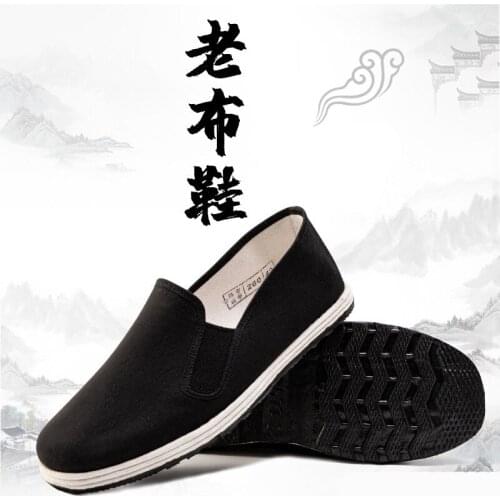 Chinese Cotton Shoes Men Cosplay Costume Comfortable Sneaker Breathable Kung Fu Shoes Soft Moccasins Men Loafers Driving Shoes