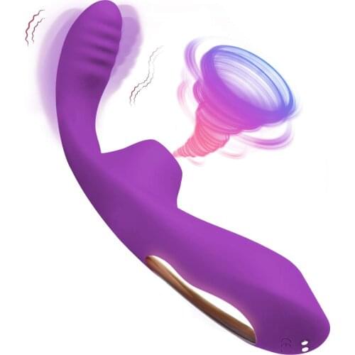 Clit Sucking Rabbit Vibrator G Spot Dildo with 10 Vibrations 7 Pulsations for Dual Stimulation Sex Toys for Women or Couples