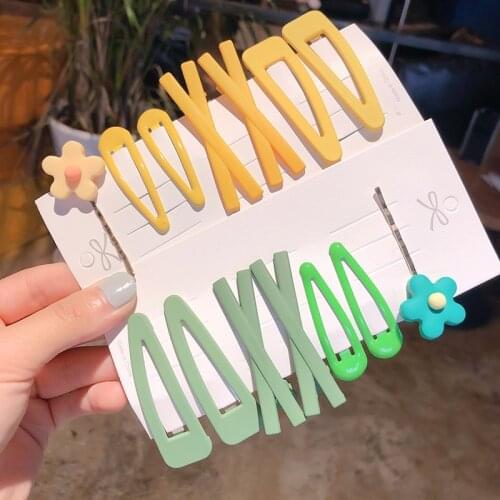 6 Piece Hair Clips Girls Head Trim Hair Accessories Hair Pins Kids Hair Styling Tools Barrettes Headdress Children Hair Wear