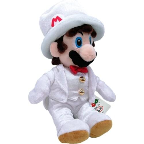 10/Lot 23CM Sitting Pose With White Dress Plush Stuffed Toys